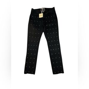 Free Generation LA High Waisted Black Studded Jeans size Small